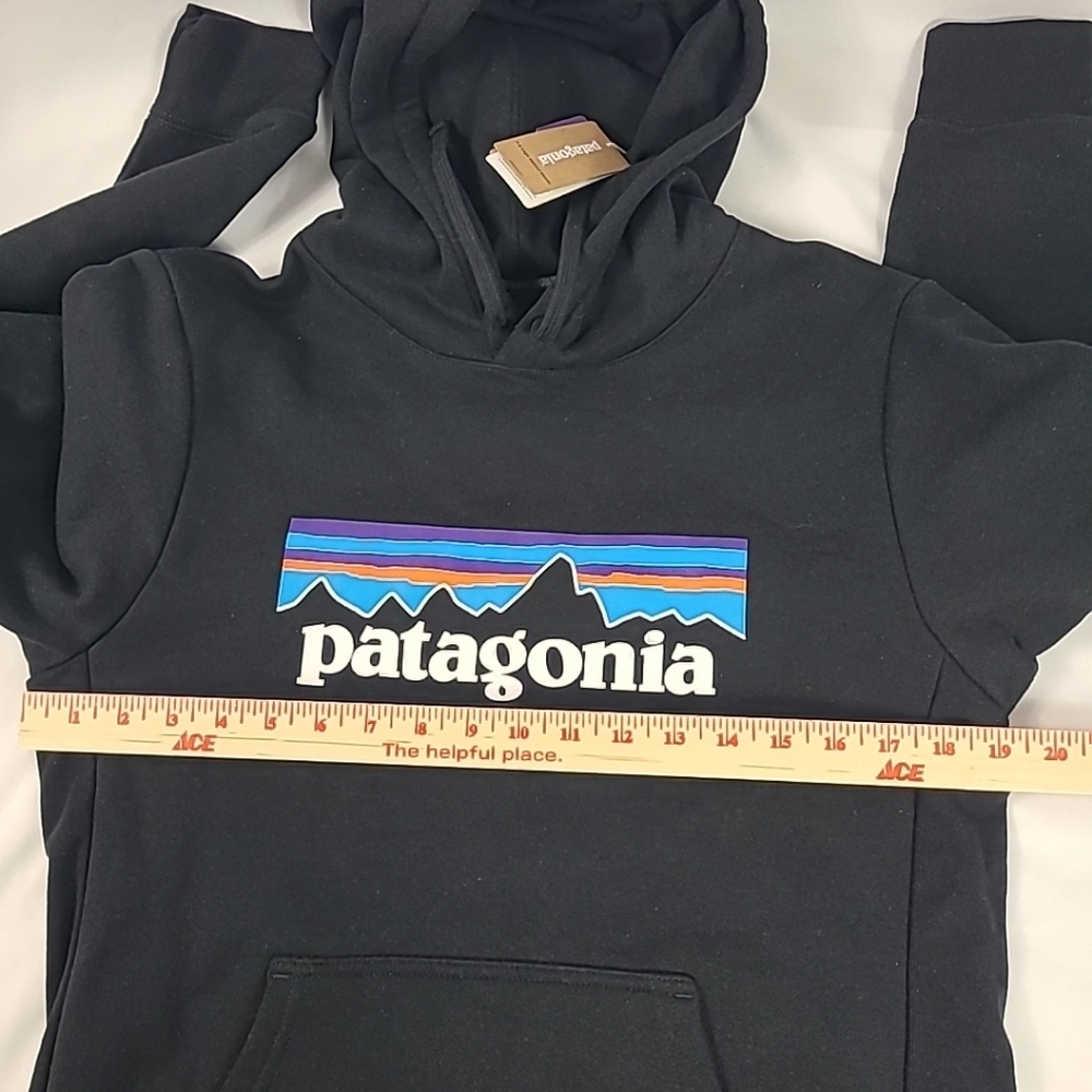 NWT Patagonia Men's P-6 Logo Uprisal Hoody Black Sz XS - Picture 5 of 7